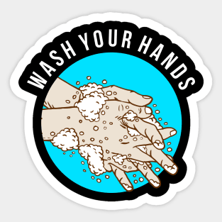 wash your hands Sticker